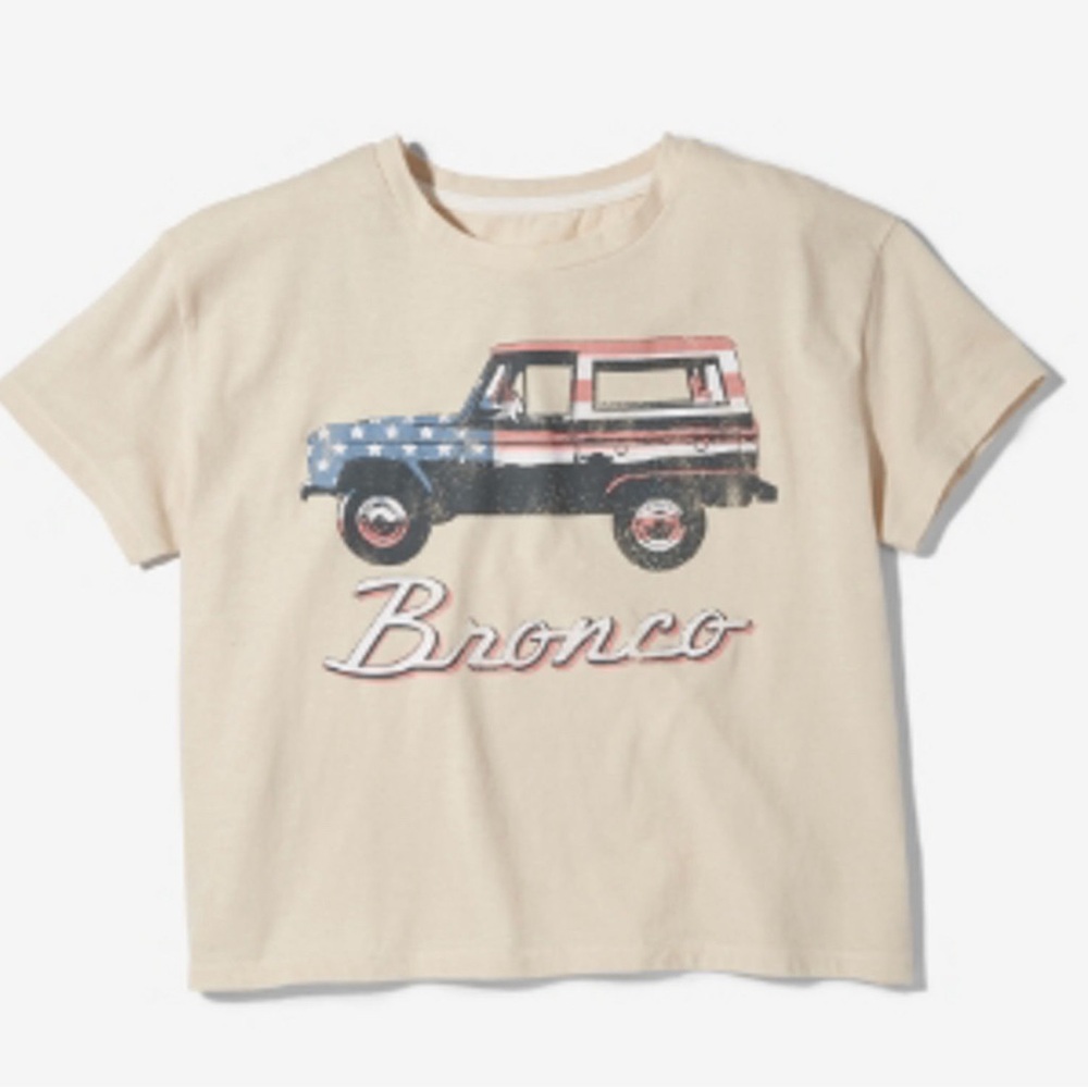GRAYSON THREADS‎ Juniors' Cotton Bronco Crewneck Tee